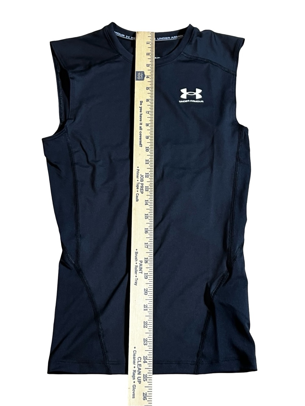 Under Armour HeatGear Compression Sleeveless‎ Shirt Black Men’s Small tank top - Picture 5 of 12